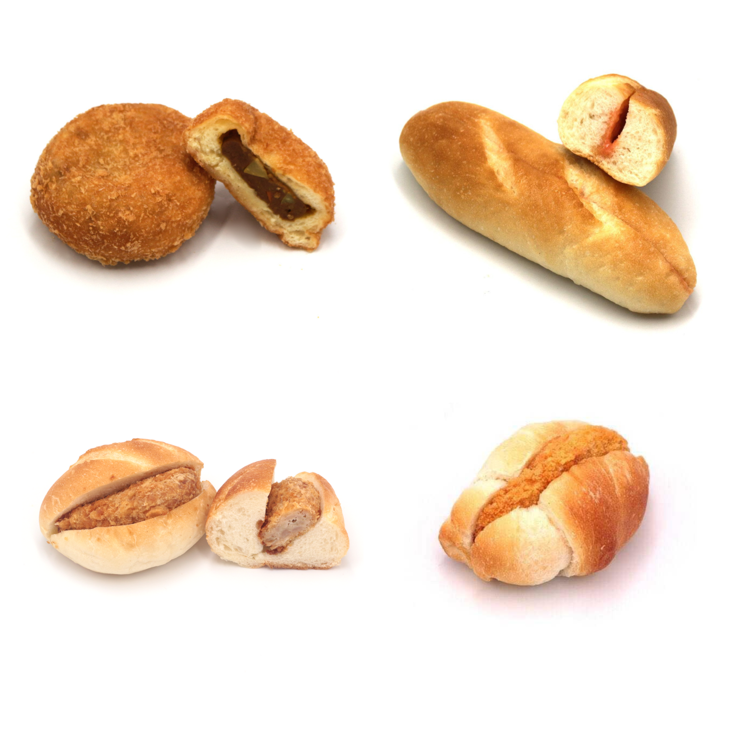 【パン工房アルファルファ】人気惣菜パン4種セット