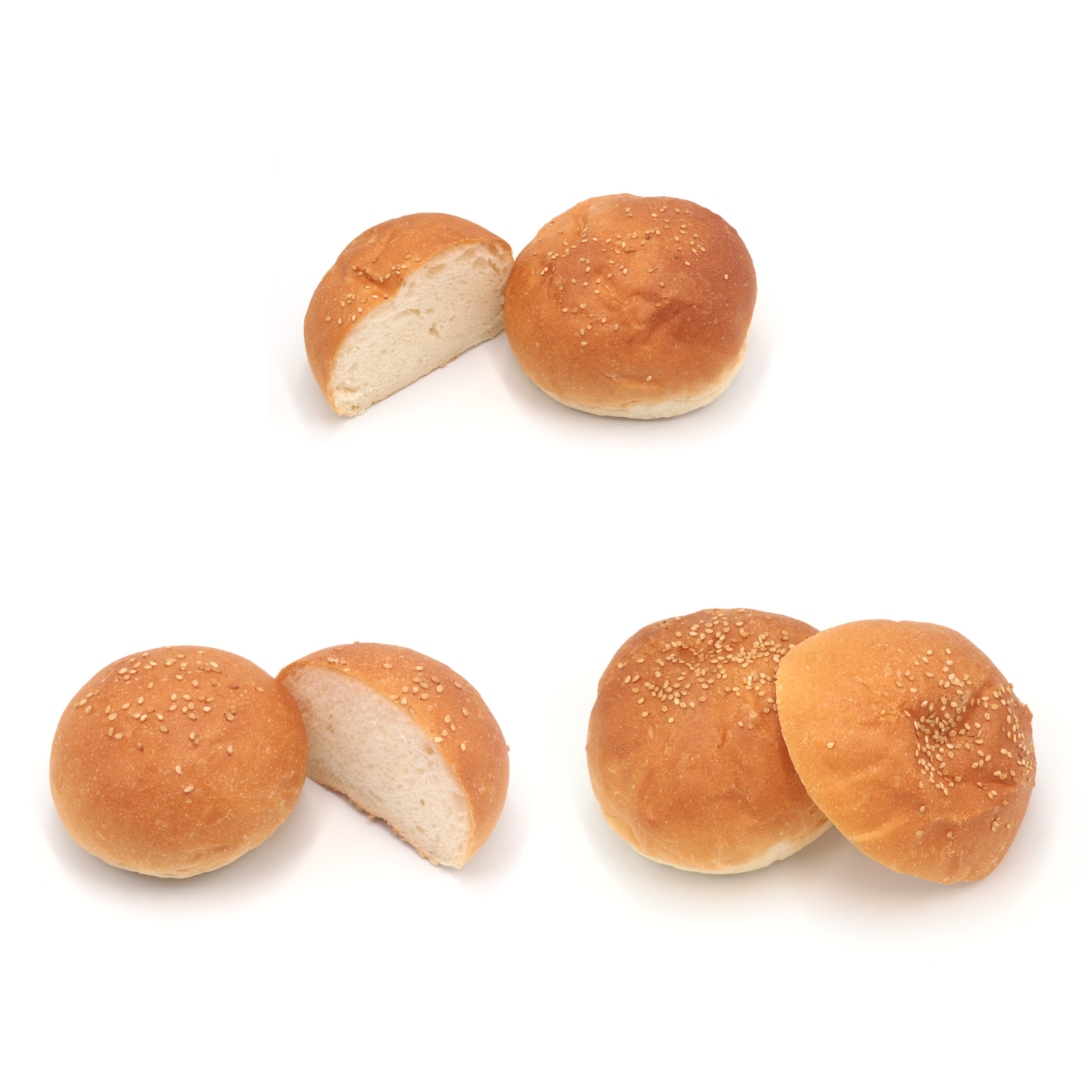 【永田パン】バンズ（小・中・大）各1個