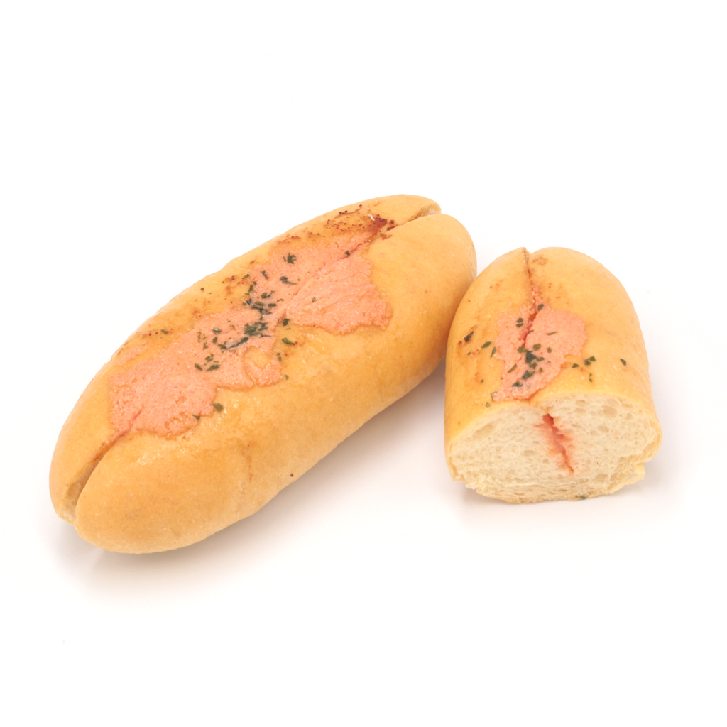 明太フランス　（糖質10g以下パン）｜単価203円／業務用120個セット｜オリジナルの業務用冷凍パンのOEMも承ります.